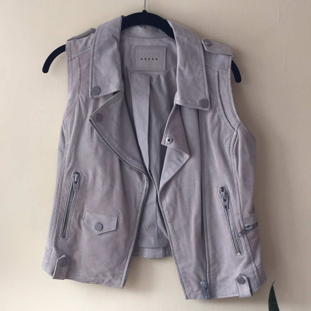 Blank NYC 100% leather vest